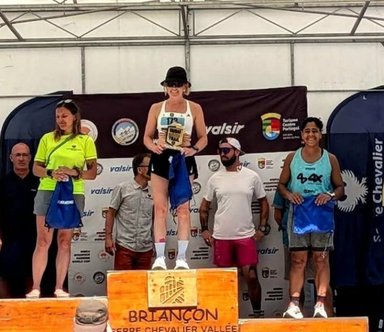 Itaúna no pódio da França: Linabel Iramaia brilha em corrida de montanha nos Alpes