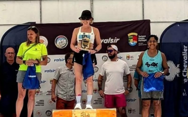 Itaúna no pódio da França: Linabel Iramaia brilha em corrida de montanha nos Alpes