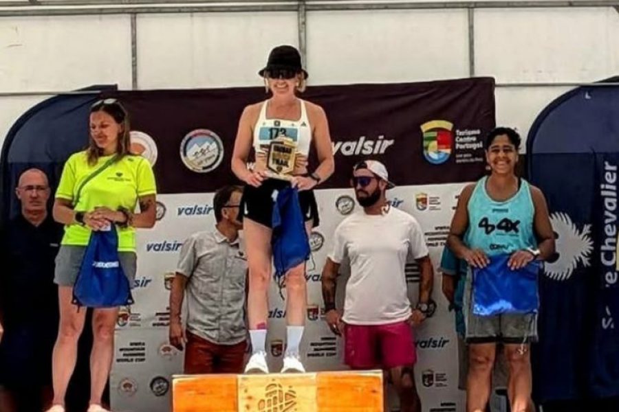 Itaúna no pódio da França: Linabel Iramaia brilha em corrida de montanha nos Alpes